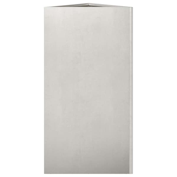 vidaXL Odlingslådor 2 st triangulär 40x40x75 cm rostfritt stål