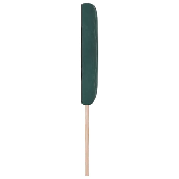 vidaXL LED huvuddyna Mörkgrön 144 cm Sammet