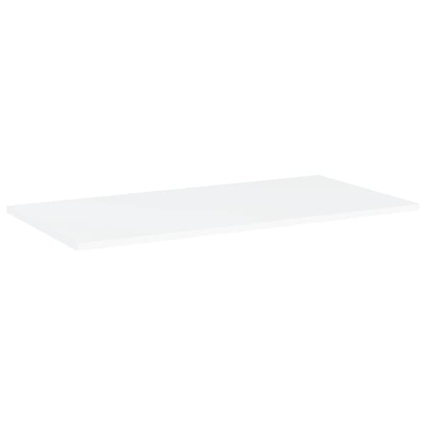 vidaXL Hyllplan 4 st vit 80x40x1,5 cm spånskiva