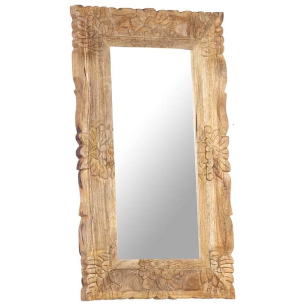 vidaXL Speil 80x50 cm heltre mango