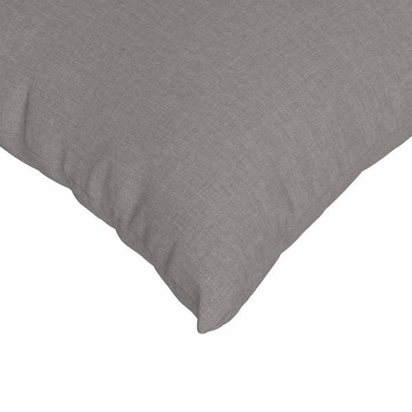 vidaXL Soffkuddar 2 st Gråbrun 45 x 45 cm tyg