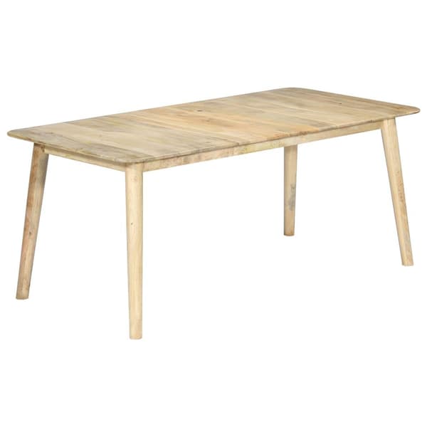 vidaXL Spisebord 180x90x76 cm heltre mango