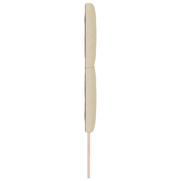 vidaXL LED huvuddyna Kräm 200 cm tyg