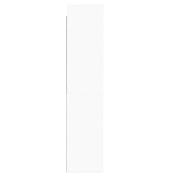 vidaXL Highboard hvit konstruert tre