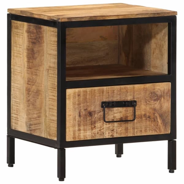 vidaXL Nattbord 40x35x50 heltre mango