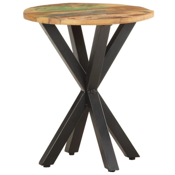 vidaXL Sidebord 48x48x56 cm gjenvunnet heltre
