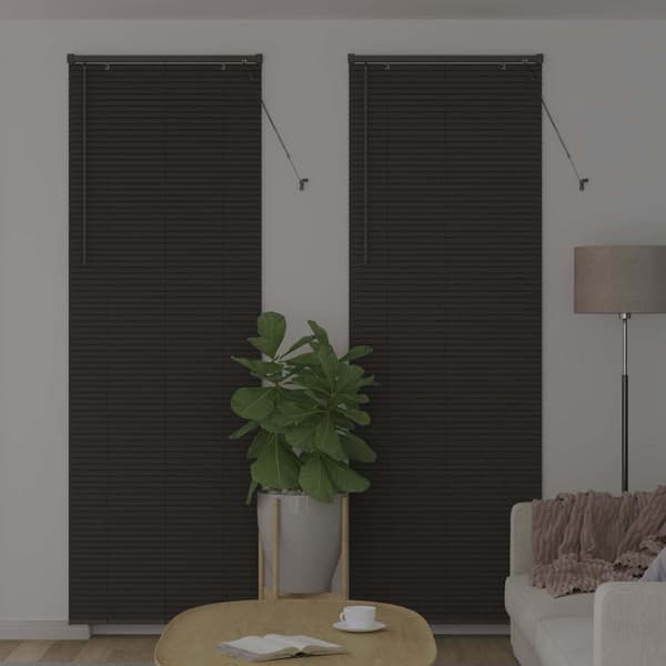 vidaXL Persienner Mörkgrå 220 x 70 cm Aluminium