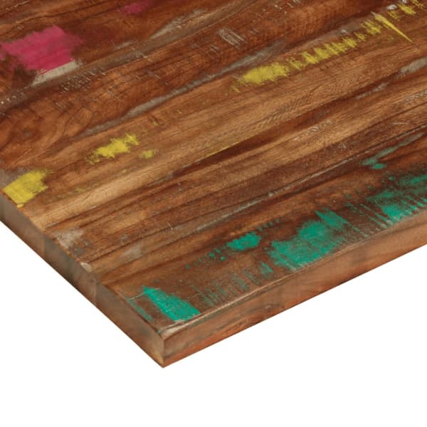 vidaXL Bordplate 100x50x2,5 cm rektangulær gjenvunnet heltre