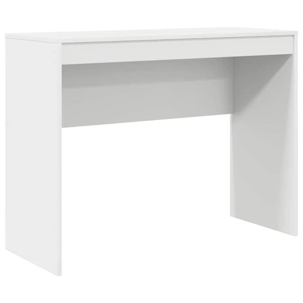 vidaXL Skrivbord med låda 2 pcs Vit