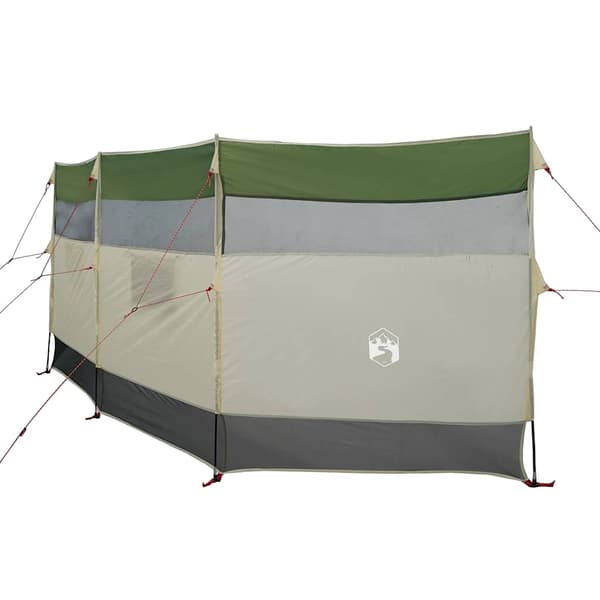 vidaXL Vindskydd för camping grön 510x153 cm vattentät