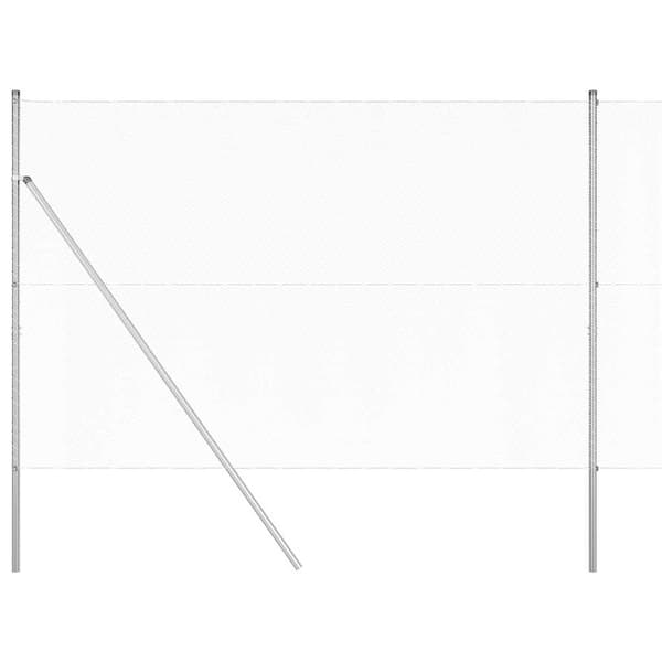 vidaXL Gjerdepåle sølv 50 x 1,5 m (13 mm netting) Stål