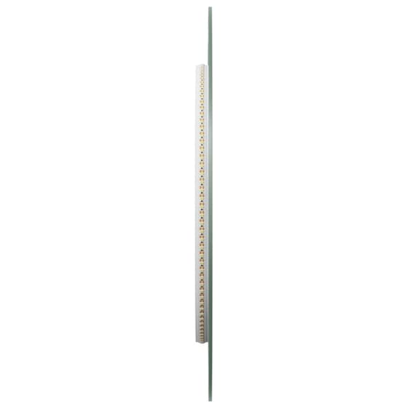 vidaXL Badrumsspegel LED 100x45 cm oval