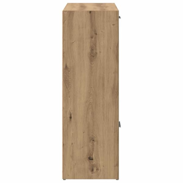 vidaXL Bokhylle artisan eik 60,5x30x90 cm konstruert tre