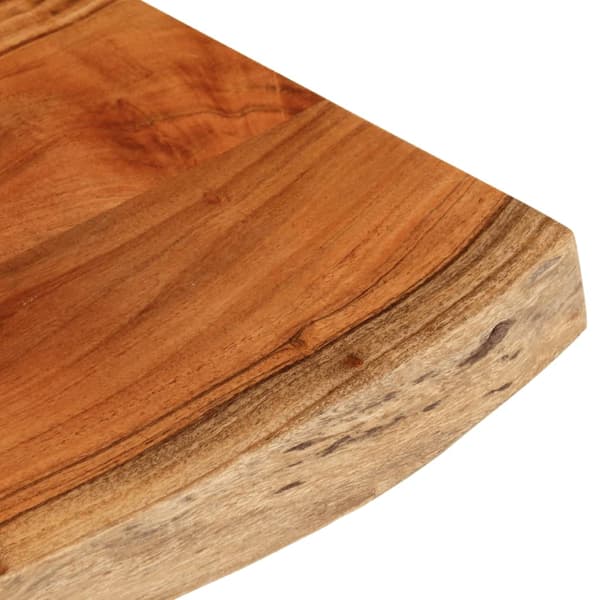 vidaXL Bordsskiva 90x40x3,8 cm rektangulär massiv akacia rustik kant