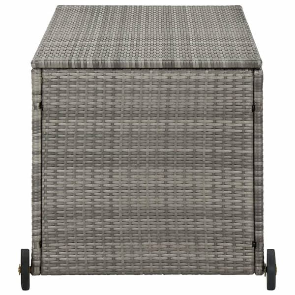 vidaXL Dynbox ljusgrå 120x65x61 cm konstrotting