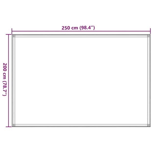 vidaXL Teltteppe 250x200 cm gråbrun