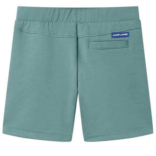 vidaXL Barnshorts med snöre blek petrolblå 116