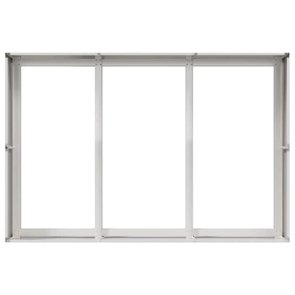 vidaXL Plantekasse 120x80x40 cm rustfritt stål