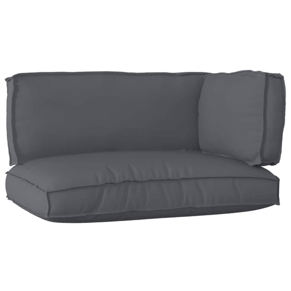 vidaXL Pallkuddset 3 pcs Antracit Oxford Tyg