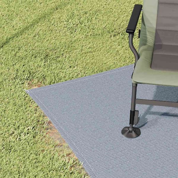 vidaXL Teppe til telt Blågrå 250 x 200 cm Polyethylen