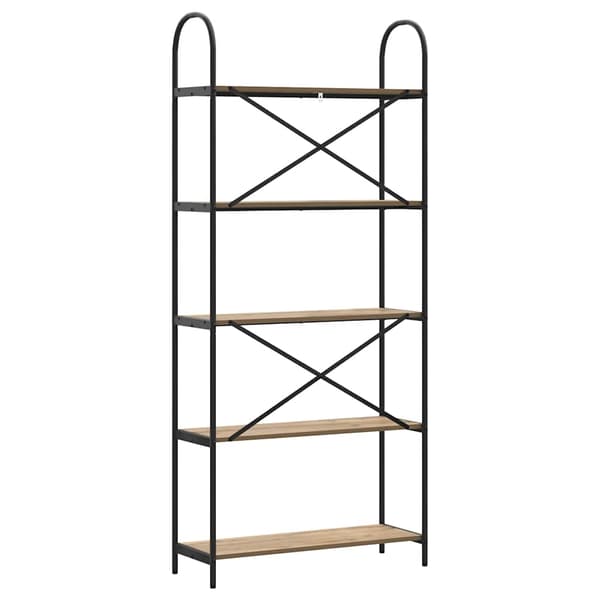 vidaXL Bokhylle Artisan Eik 80 x 30 x 183 cm Konstruert tre