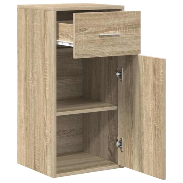 vidaXL Serviesskap Sonoma eik 38 x 34.5 x 75 cm Konstruert tre
