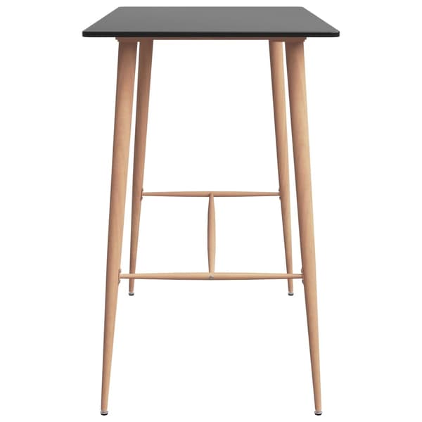 vidaXL Barsett 5 deler svart