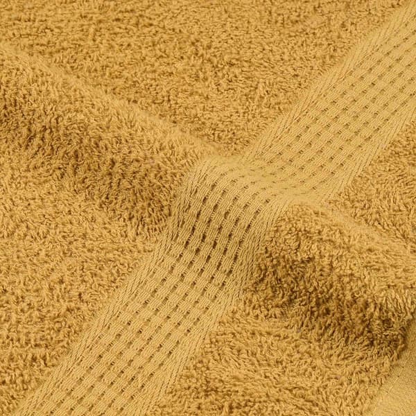 vidaXL Handdukar 12 st guld 360 gsm 100% bomull