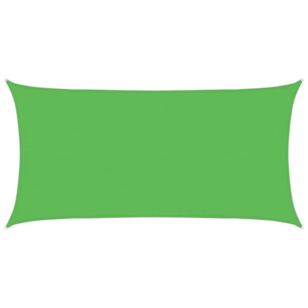 vidaXL Solseil 160 g/m² lysegrønn 4x7 m HDPE
