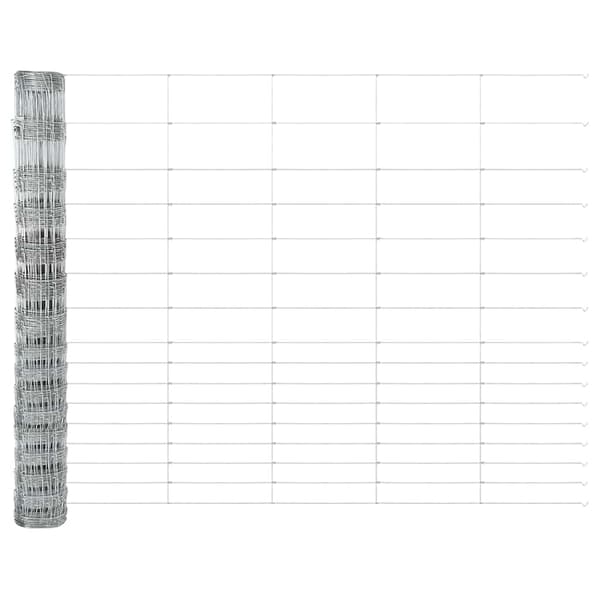 vidaXL Stängsel för åker / äng Silver 25 x 1,2 m Galvaniserat stål