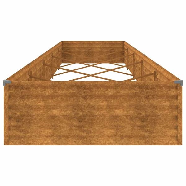 vidaXL Høybed 482x100x36 cm cortenstål