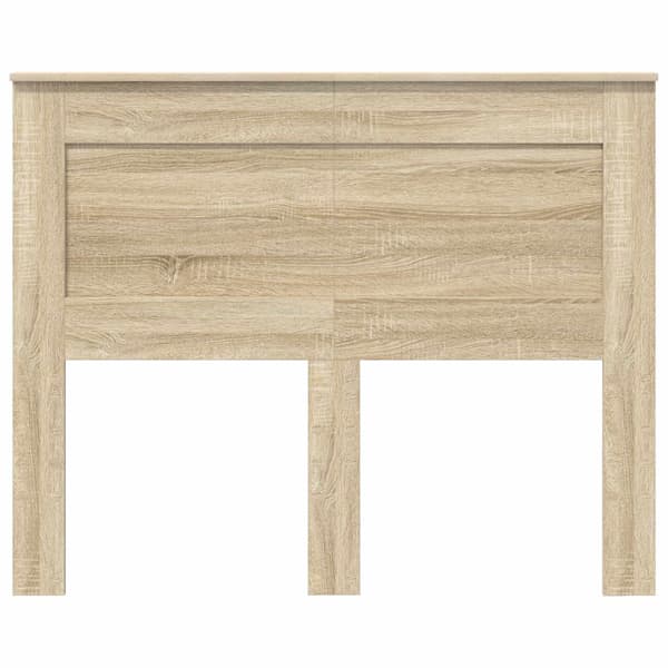 vidaXL Hodegavl med hodegjerde Sonoma eik 120 cm Konstruert tre