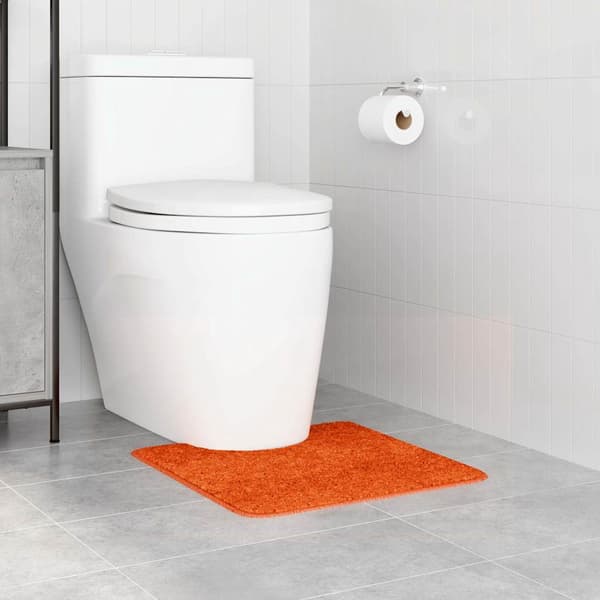 vidaXL Badmatta Mörkgrå 50 x 50 cm Polypropylen