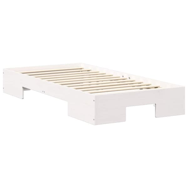 vidaXL Sengestamme Hvit 90 x 190 cm