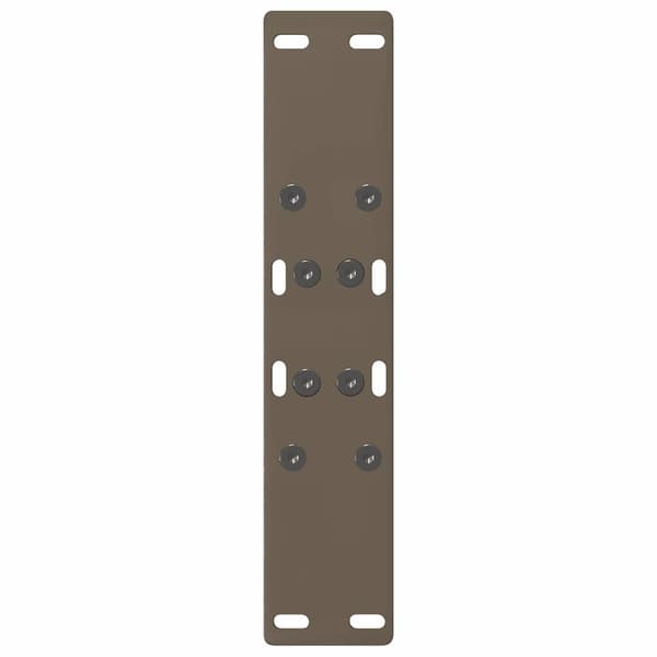 vidaXL Soffbordsben A-formade 2 st 50x(42-43) cm stål