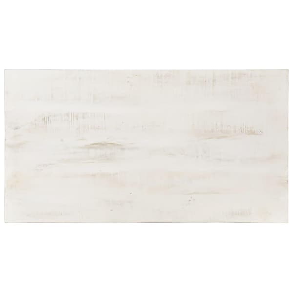 vidaXL Sofabord hvit 110x60x45 cm heltre mango change2