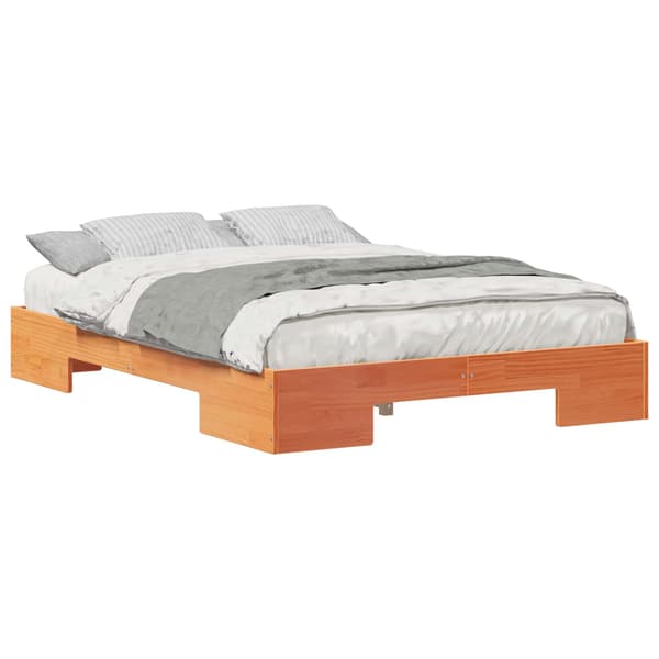 vidaXL Sengestamme Brun 135 x 190 cm