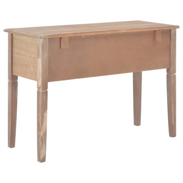 vidaXL Skrivbord brun 109,5x45x77,5 cm trä