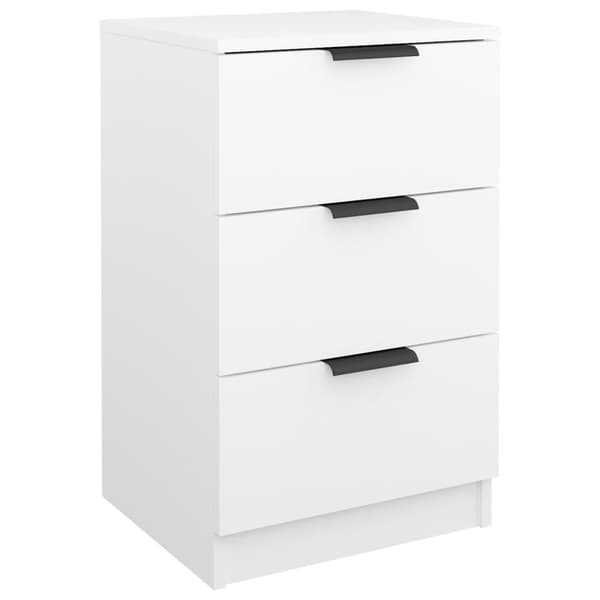 vidaXL Sängbord vit 40x36x65 cm