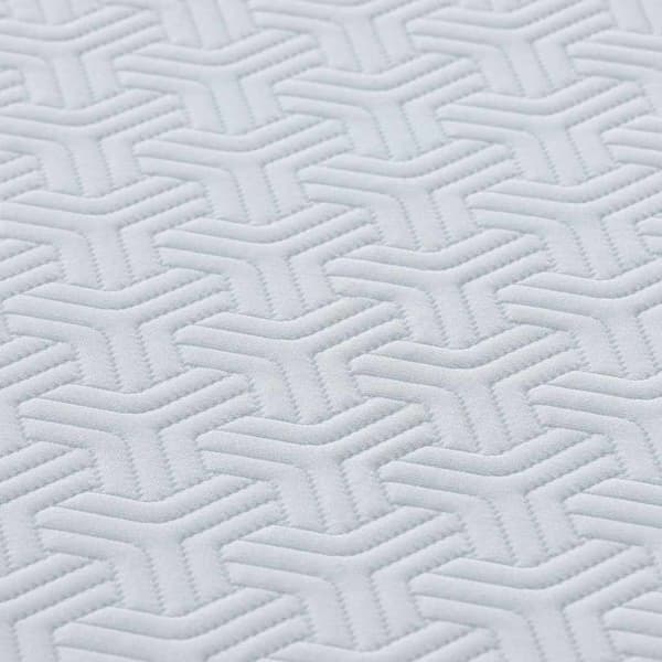 vidaXL Madrass Vitt och Grått 70 x 200 cm Jacquardtyg