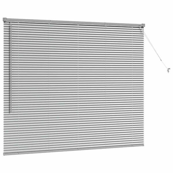 vidaXL Persienner Silver 130 x 160 cm Aluminium