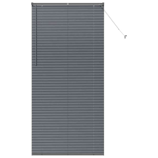 vidaXL Persienner Mörkgrå 220 x 100 cm Aluminium