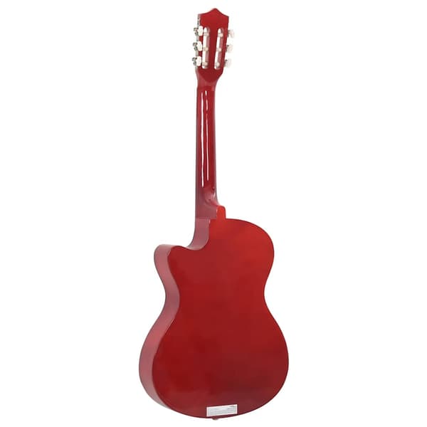 vidaXL Akustisk gitarr 12 delar med 6 strängar western 38"