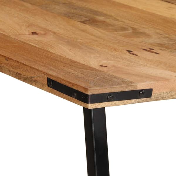 vidaXL Spisebord 200x100x75 cm heltre mango