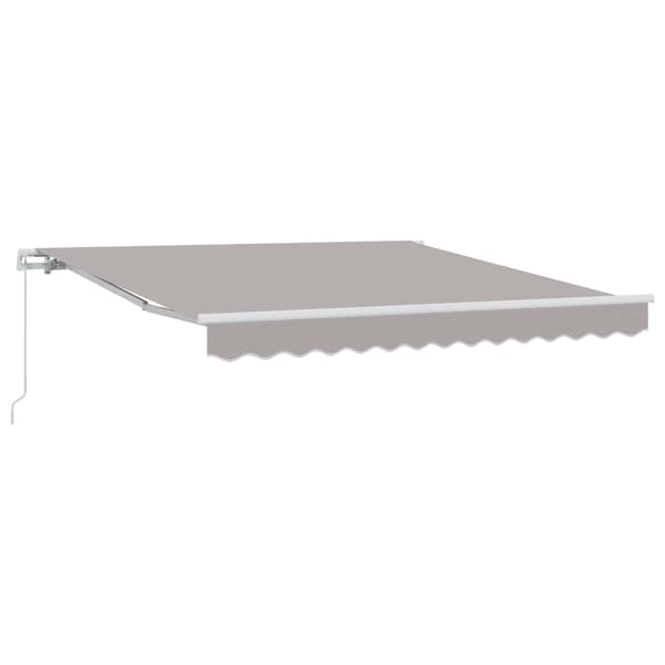vidaXL Markis Ljusgrå 300 x 250 x 165 cm Polyester