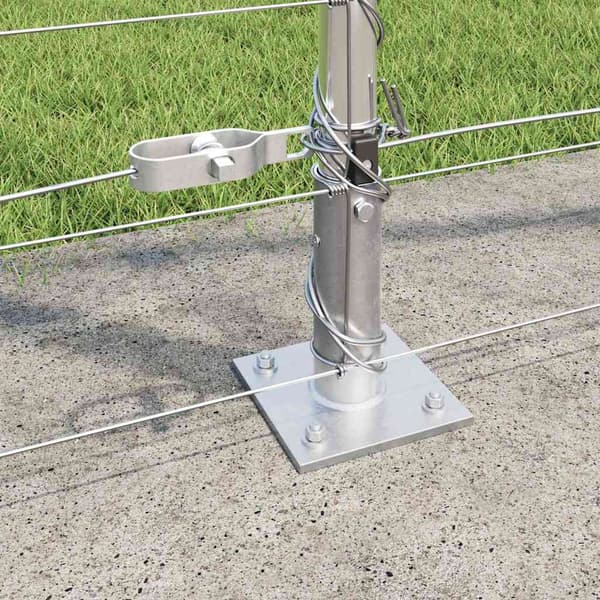 vidaXL Stängselstolpe Galvaniserad 25 x 1,4 m Stål