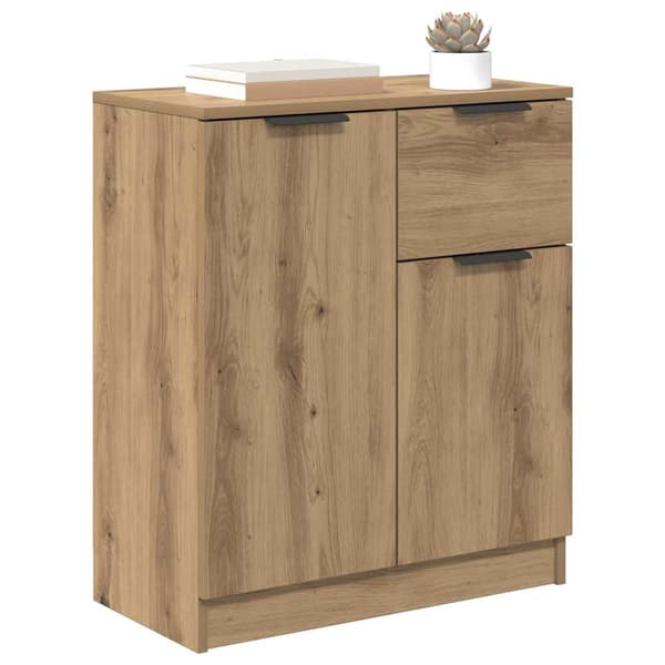 vidaXL Serviesskap Artisan Eik 60 x 30 x 70 cm Konstruert tre