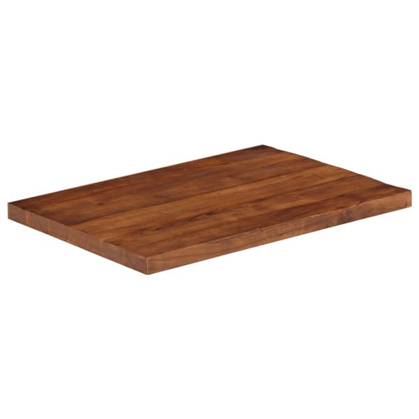 vidaXL Bordplate 80x70x2,5 cm rektangulær gjenvunnet heltre