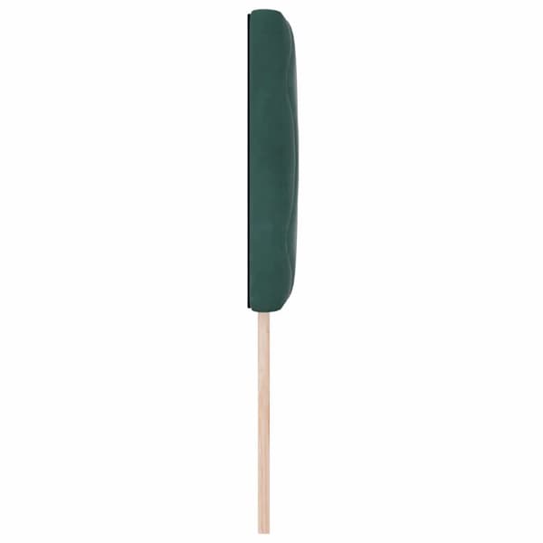 vidaXL LED huvuddyna Mörkgrön 80 cm Sammet