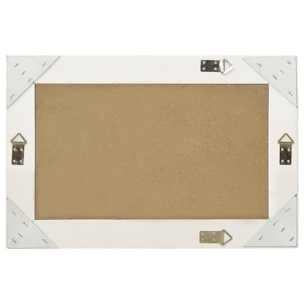 vidaXL Väggspegel barockstil 60x40 cm vit